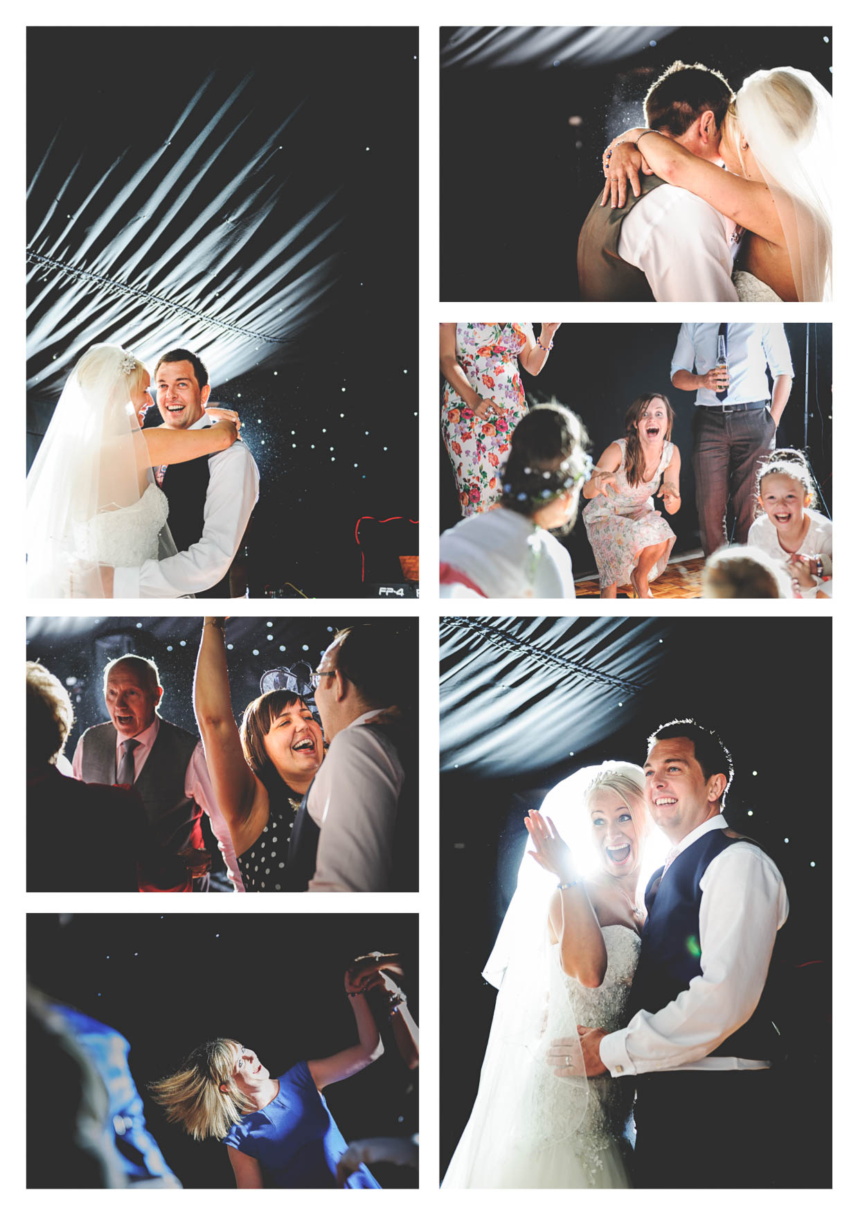 Bride and groom getting ready for wedding at Glangrwyney Court