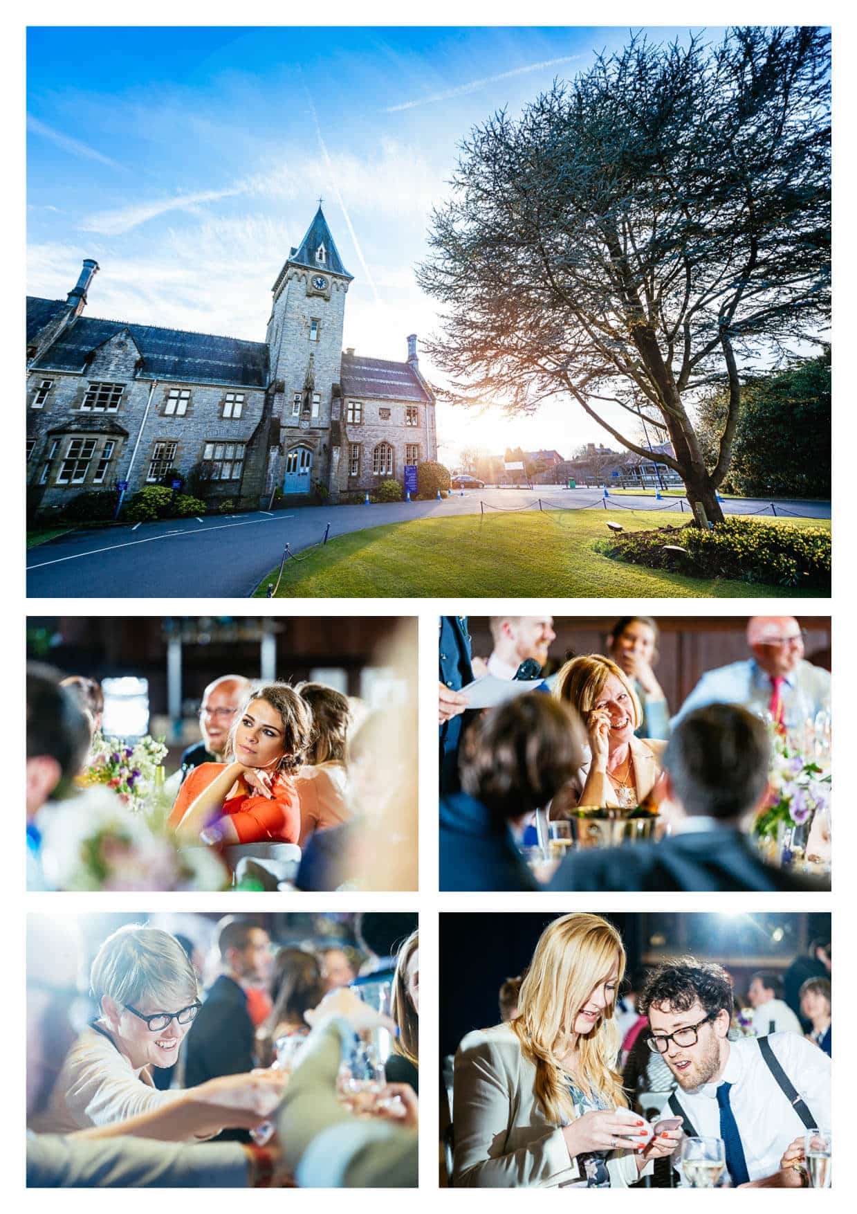 A selection of images by Alternative Wedding Photographers Cardiff Howells School 