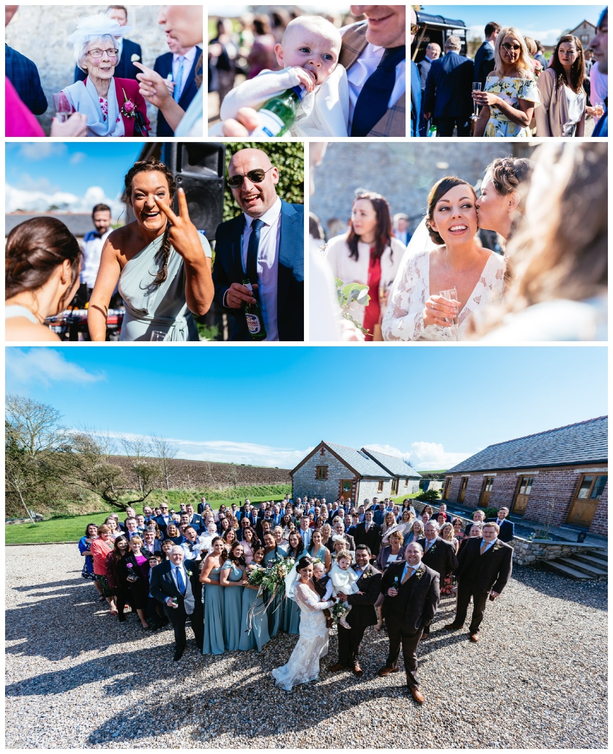 Rosedew Farm Wedding Photographers Barn Wedding Wales