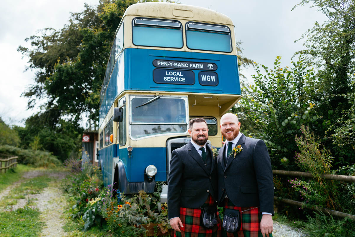 Pen-y-banc Farm Bus at the Ceridwen Centre