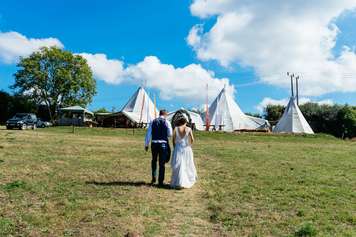 Ceridwen Centre Tipi Wedding Wales