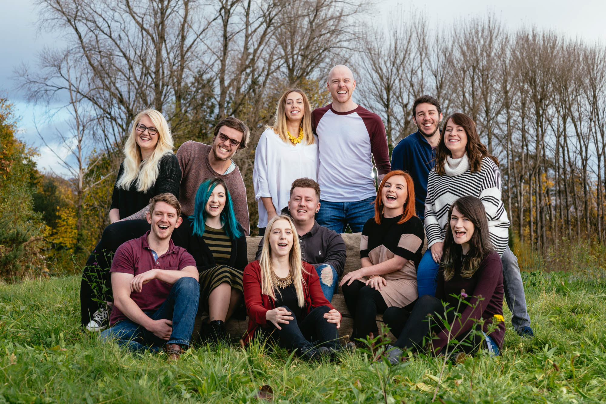 a group portrait or team photo