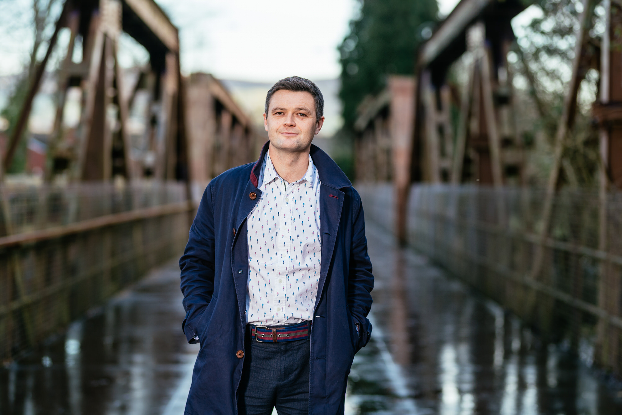 Portrait of a man in smart clothing